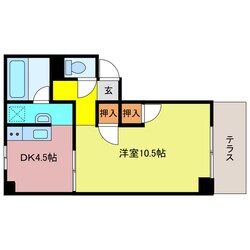 福嶋アパートの物件間取画像